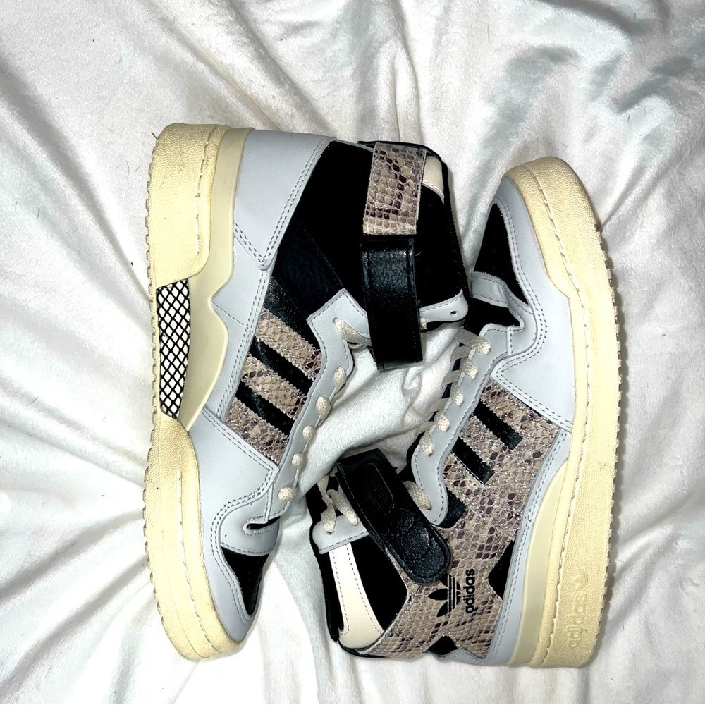 Adidas Men’s Forum 84 High Gray Python - Size 8,5 - Picture 12 of 13